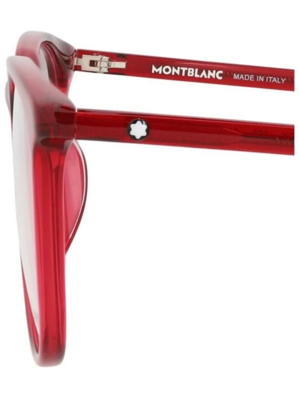 New Montblanc Mens Square/Rectangle Burgundy Burgundy Transparent Fashion Design